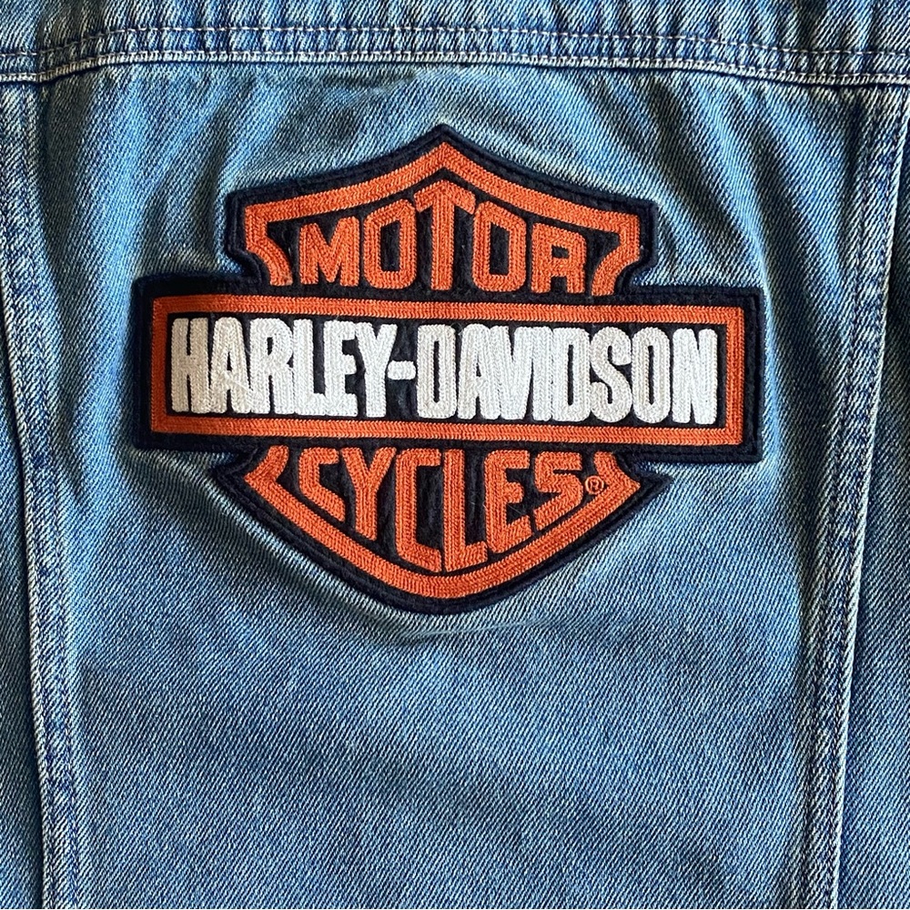 HARLEY DAVIDSON Women’s Bar & Shield Denim Jacket -SIZE SMALL-